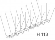 Hrotový systém H113 pro hřebeny střech a silně zatížené plochy do 180 mm